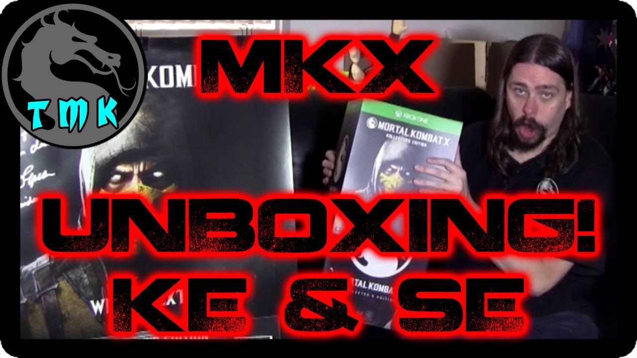 MKX UNBOXING #1 - Kollectors Ed. And Special Ed.
