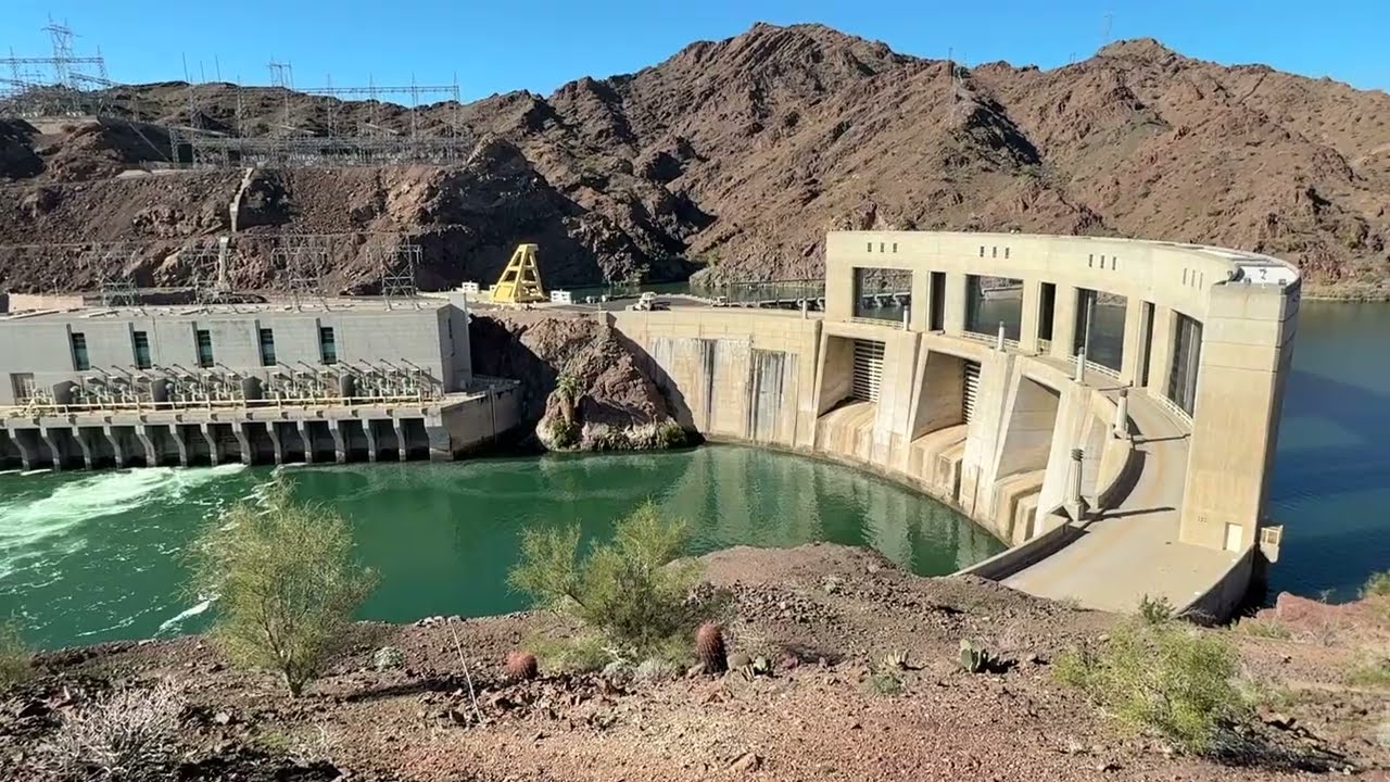 EUC crossing Parker Dam.. AZ to Cali and back