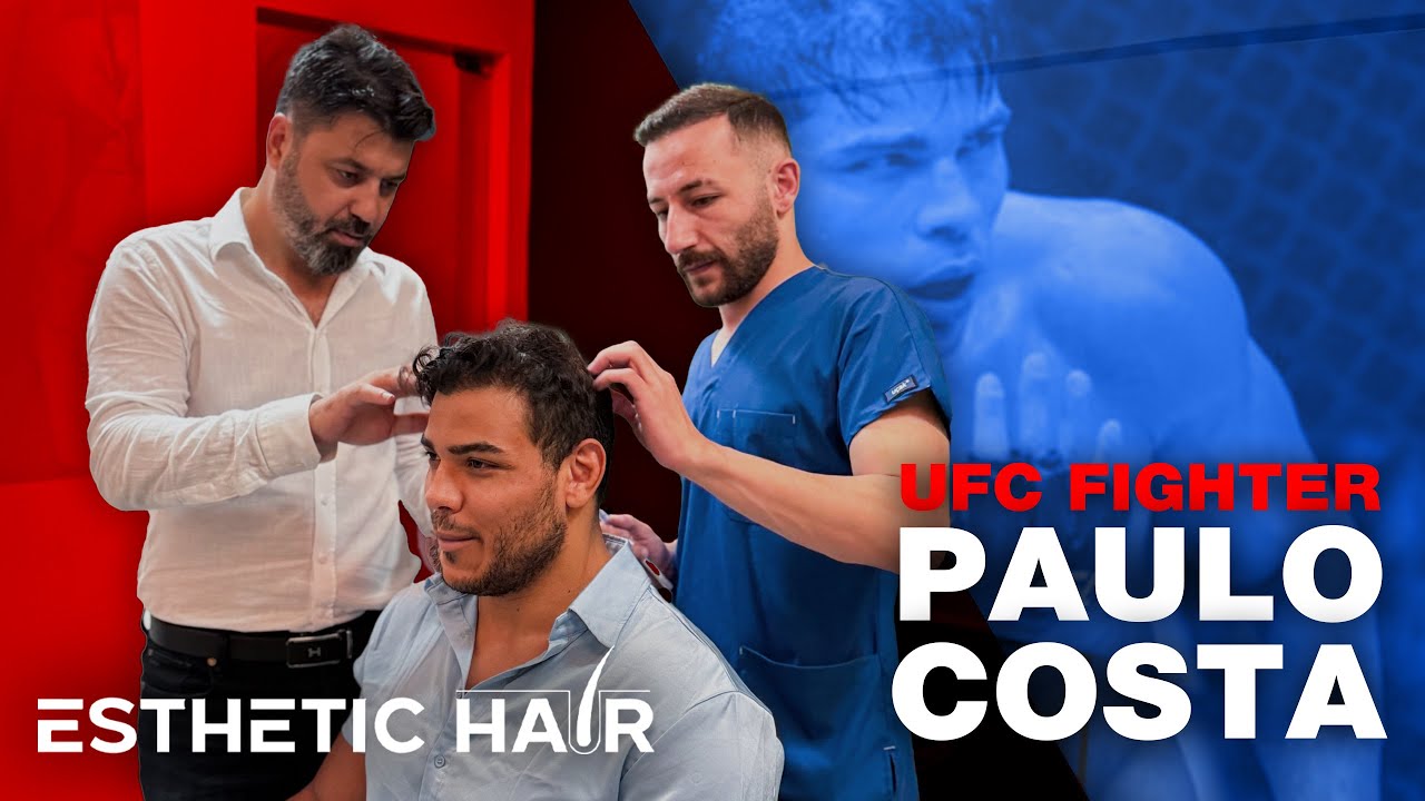 Thrilled to welcome UFC fighter Paulo Costa to Esthetic Hair!