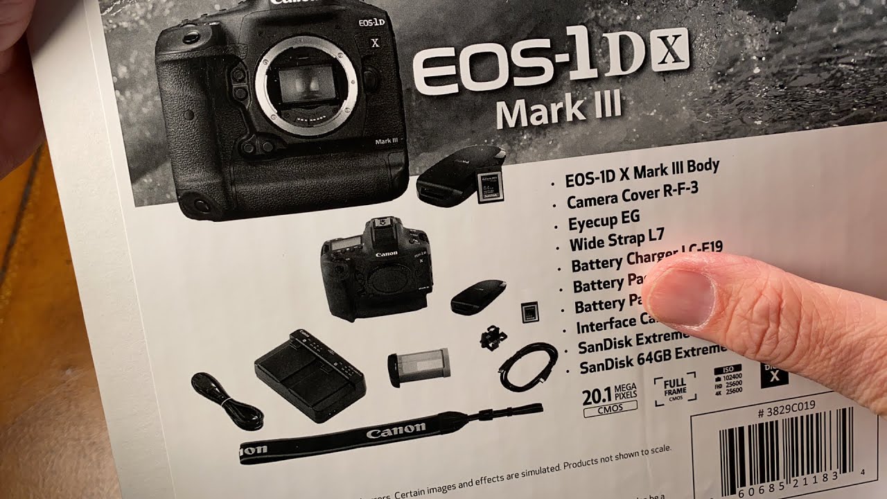 ПРЯМОЕ ВРЕМЯ: Распаковка Canon 1DX Mk III от Кена Роквелла