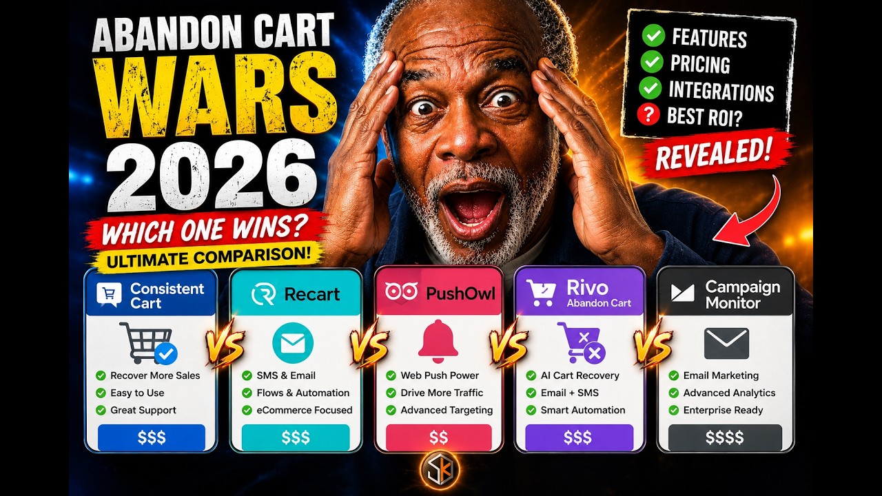 Consistent Cart vs Recart vs PushOwl vs Rivo vs Campaign Monitor in 2026: Best Abandon Cart Tool?