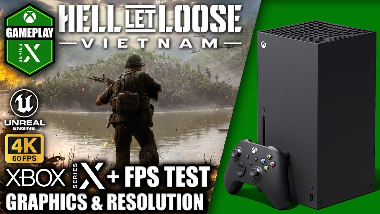 Hell Let Loose Vietnam - Xbox Series X Gameplay + FPS Test