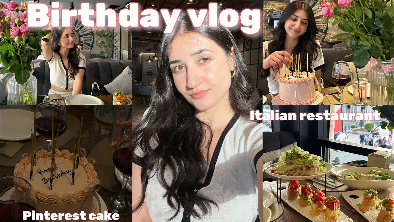 Birthday Vlog 2025 | Makeup, 2 Cakes & Italian Night Out with Friends