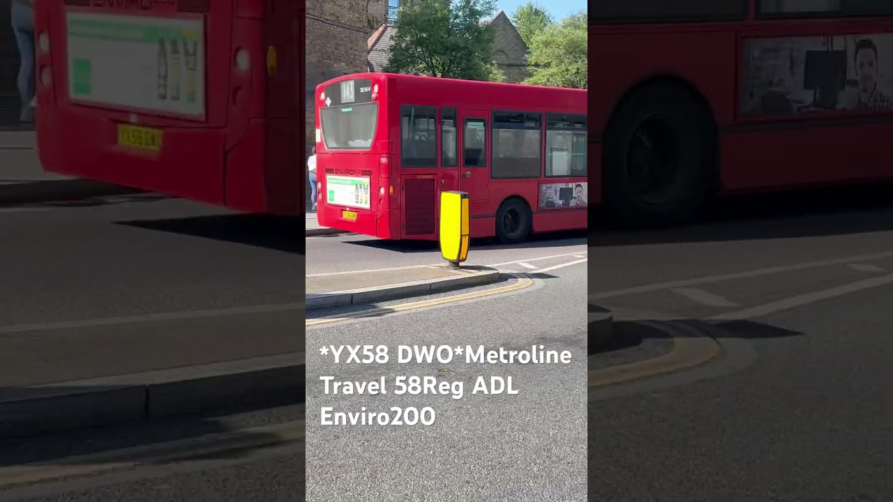 *YX58 DWO*Metroline Travel 58Reg ADL Enviro200 #busspotting #publictransport #travel