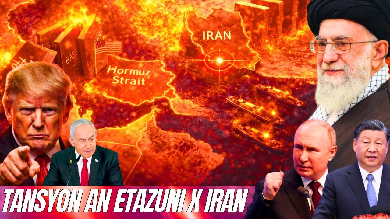 Panik nan pòt avyon ameriken an😱Iran avèti Trump, Etazuni prè pou lanse atak🔥Ezbola prè pou lagè