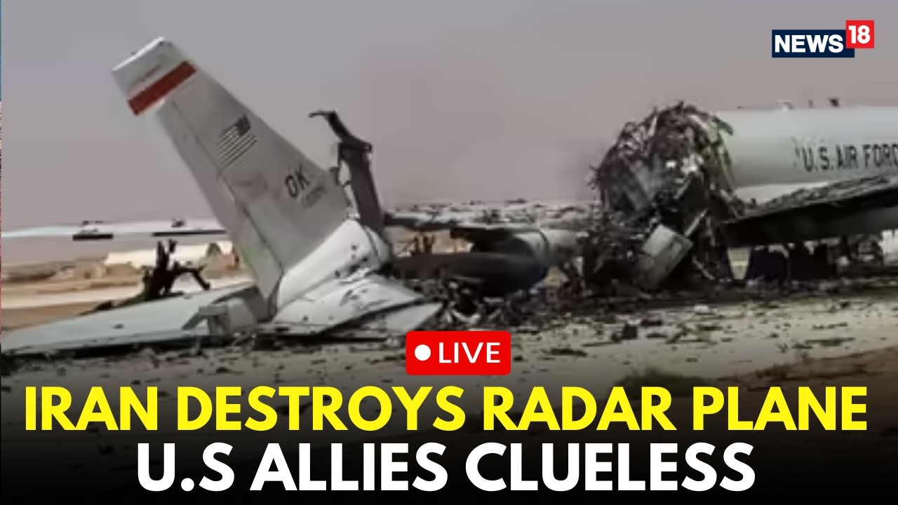 LIVE | Iranian Missiles Strike US Radar Aircraft &mdash; US' Eyes In The Sky Lost | Breaking Update