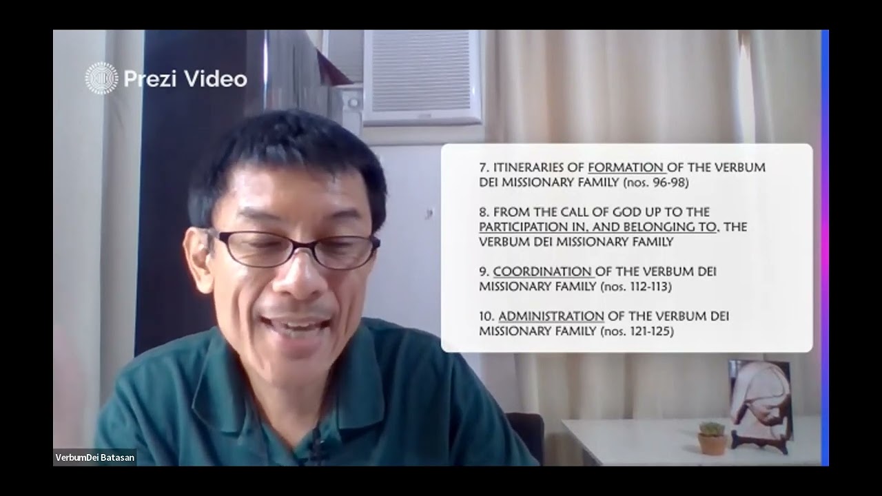 Identity and Mission of Verbum Dei Missionary Family INTRODUCTION