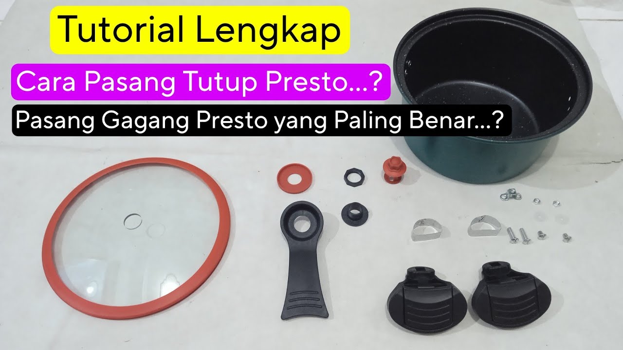 Merakit panci presto dan cara memasang gagang panci presto viral