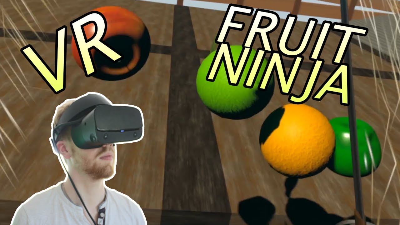 I made a VR Fruit Ninja Game in UNITY
