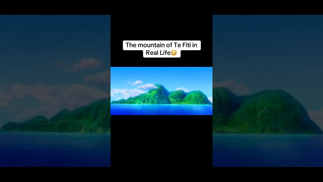 The mountain of Te Fiti in Real Life😳 #shorts