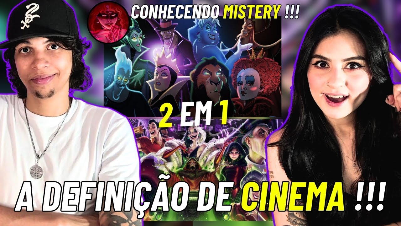 CONHECENDO MISTERY | VILLAINS 1 e 2  | (REAL CINEMA !!!) - REACT VT e LELE