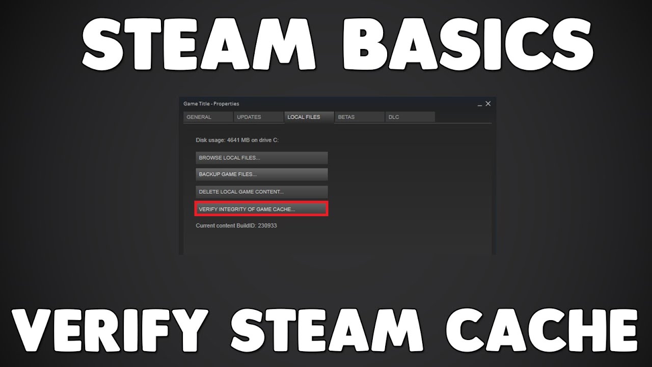 Steam Basics: How to Verify Steam Cache