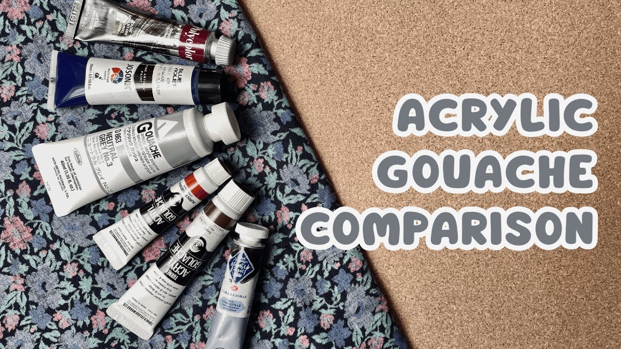 Are TURNER, HOLBEIN, LEFRANC BOURGEOIS, JO SONJA, MAIMERI, MASTER CLASS acrylic gouaches different?