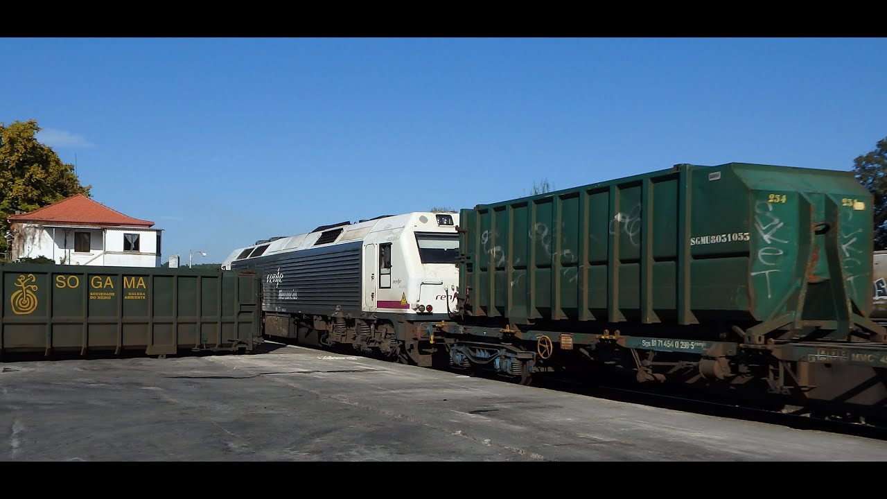 Los trenes de basura de Sogama