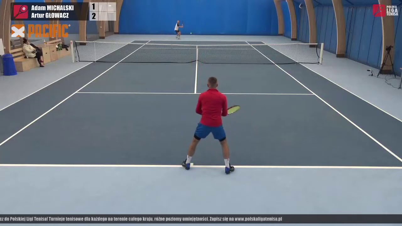 Polska Liga Tenisa - Warmia Open 2020: Adam Michalski vs. Artur Głowacz [gr. D]