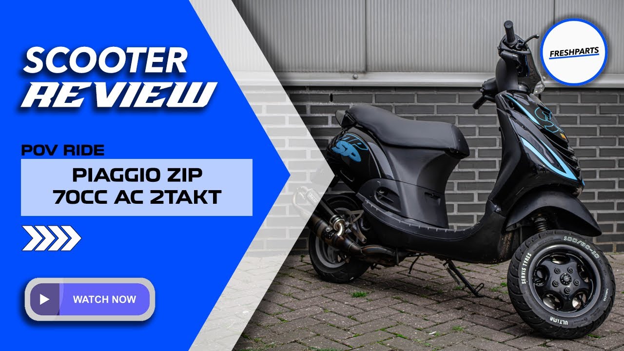 Zip 70cc 2T POV - Scooter Review #4