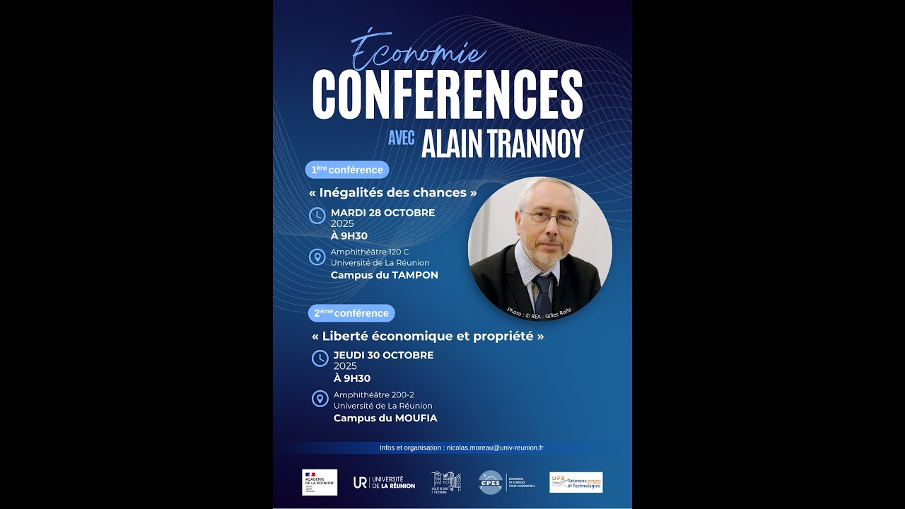 Conférence d'Alain Trannoy 