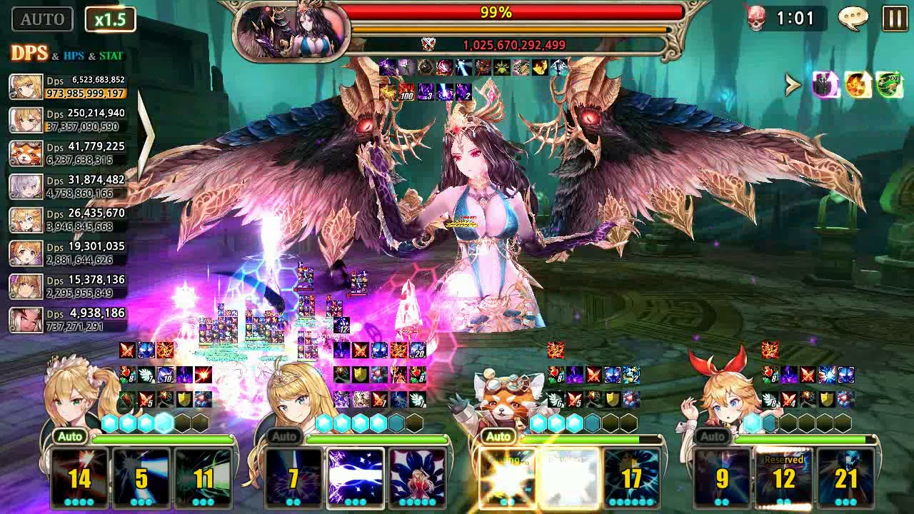 King's Raid World Boss 3 Xanadus with Artemia