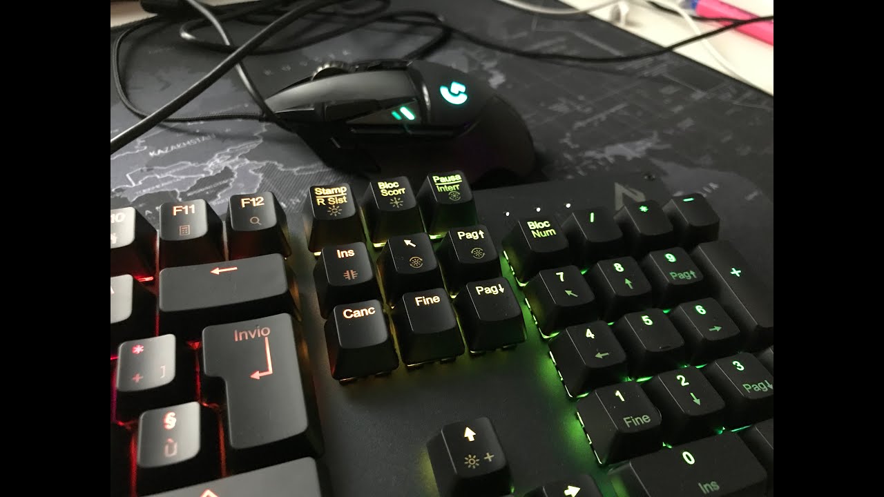 Unboxing Gaming - mouse e tastiera