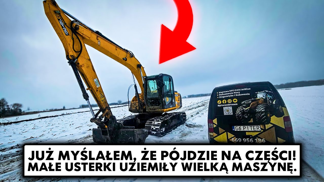 Czemu ta koparka była spisana na straty? JCB więcej nie będzie kopać rowów? Właściciel załamany...