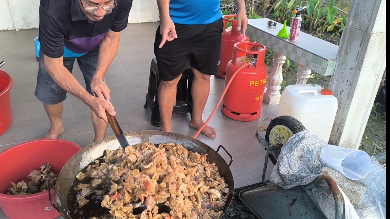 Cara Nguhing Lanyih Adai Meletop 30kg//Masak Dagin Besama Geng Sampun