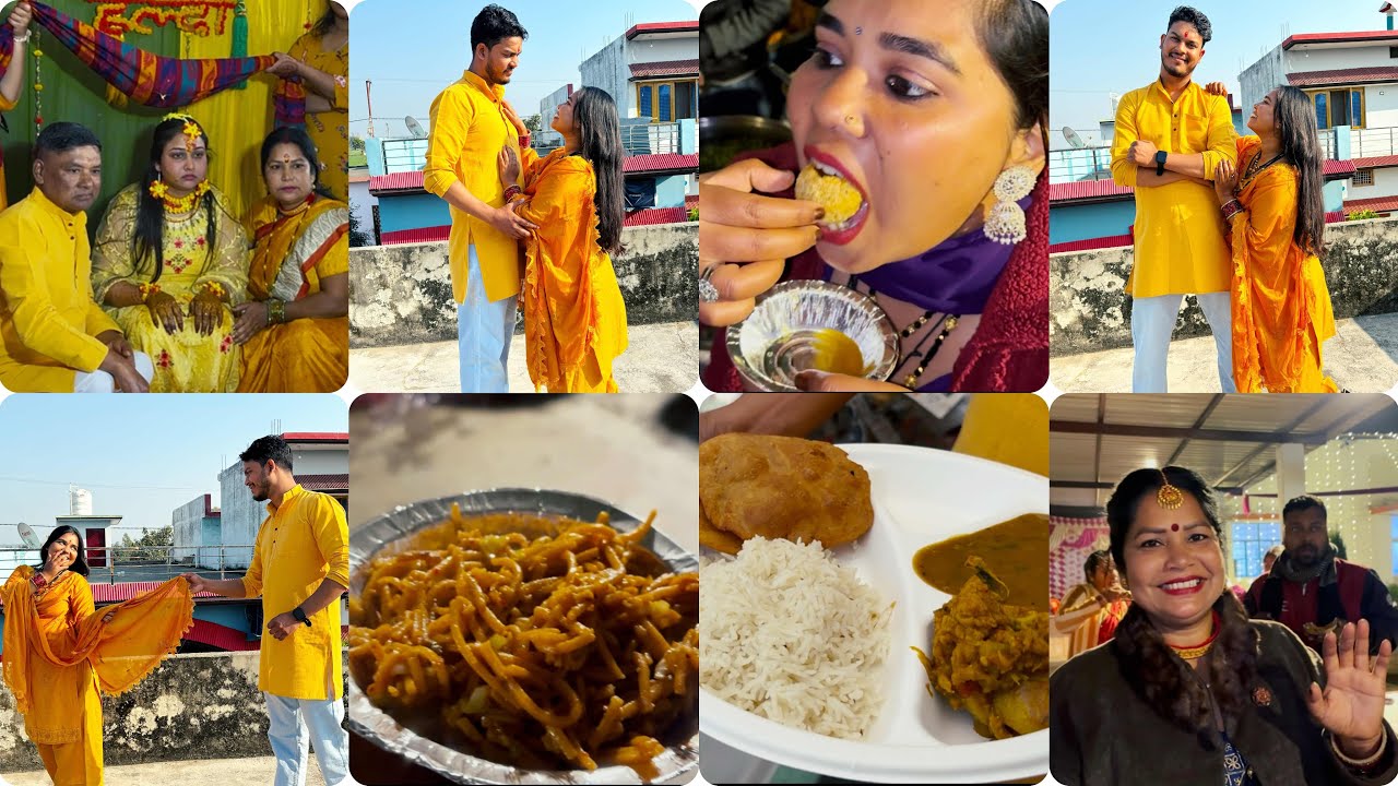 Haldi & Sangeet Vlog ✨❤️| Mausi Ki Shaadi Ki Masti | Family Dance & Fun | Pahadi Lifestyle | 