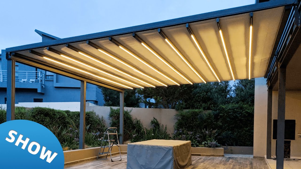 Retractable Roof Installation Timelaps | AluoTec AWNING SHOWCASE 29