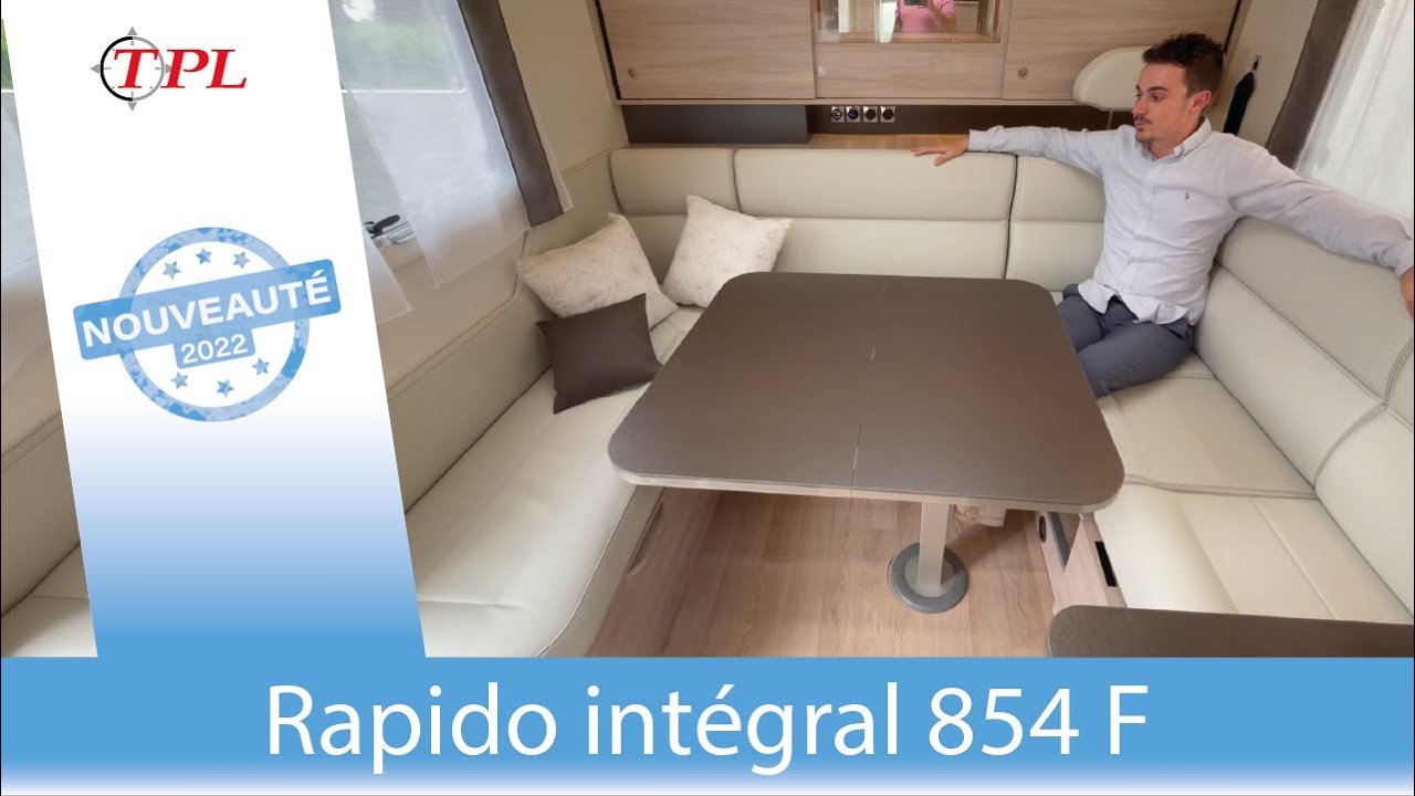 Nouveauté Rapido 2022 : le camping-car intégral 854 F présenté par Thibaut !