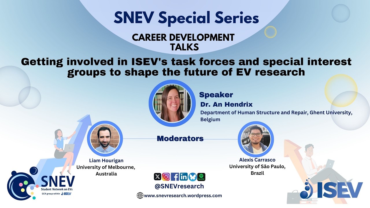 ISEV's task forces and special interest groups to shape the future of EV research