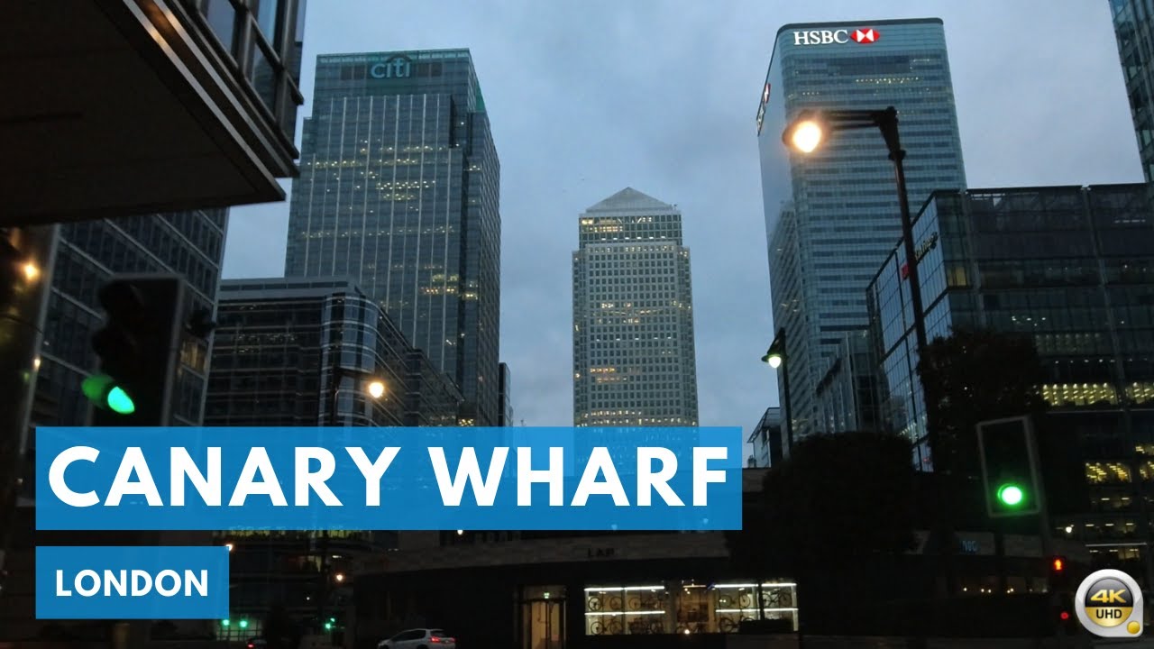 London 4k Driving tour Greenwich to Canary Wharf