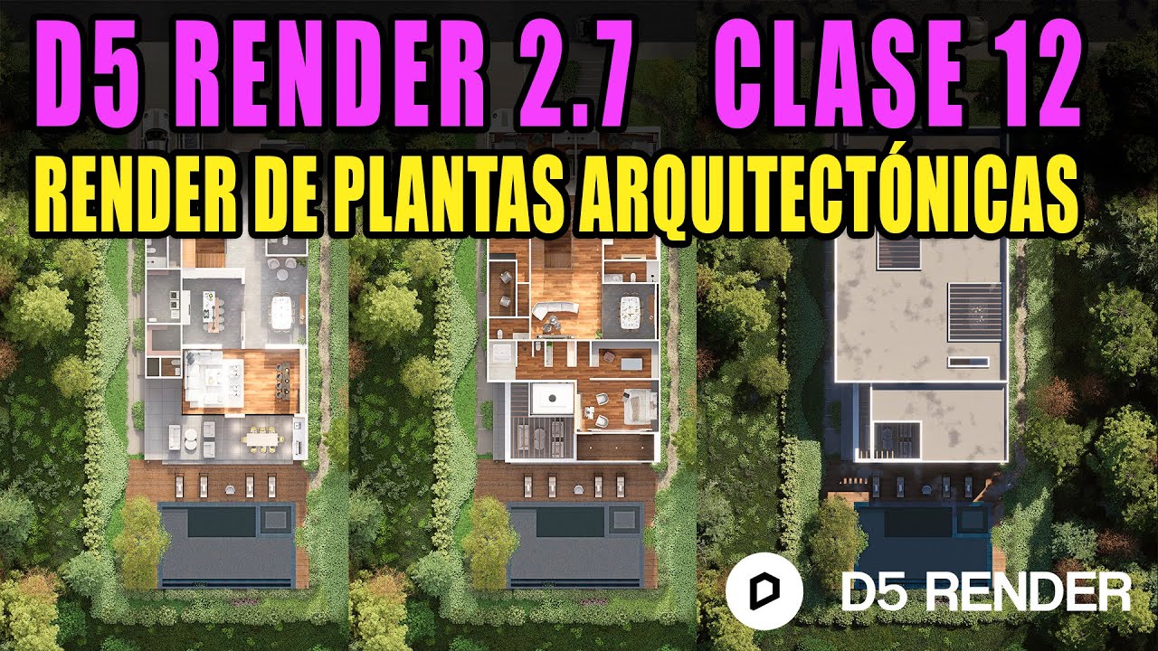D5 RENDER 2.7 🔴 RENDER DE PLANTAS ARQUITECTÓNICAS 🔥 PARA PRESENTACIÓN