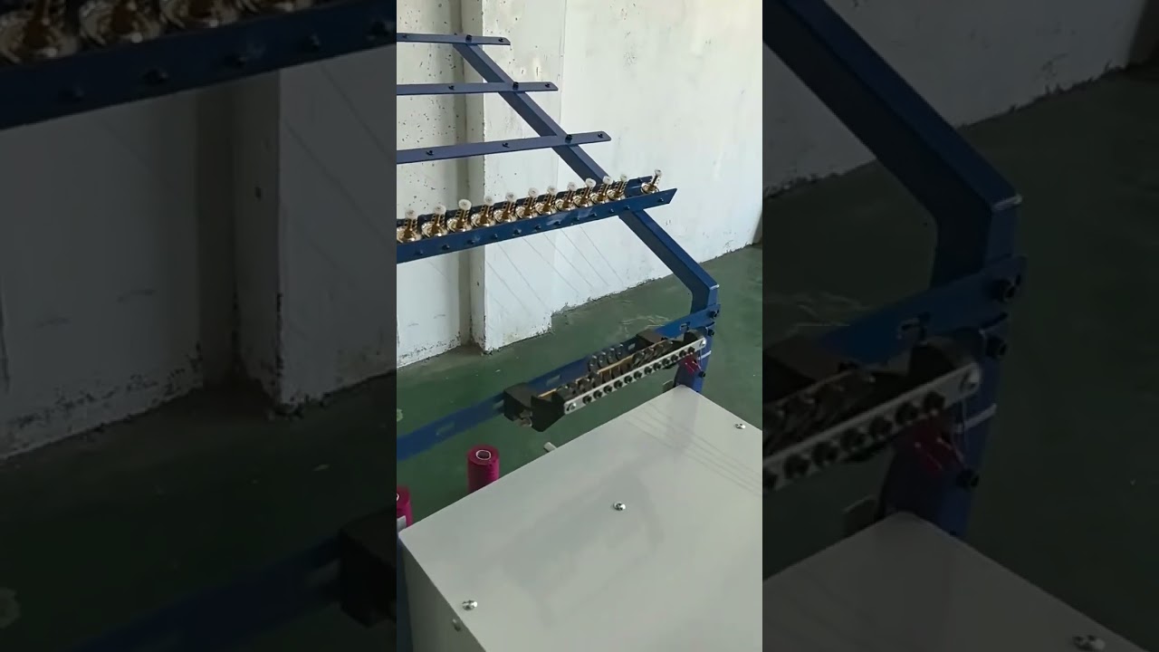 Hot sale Automatic yarn winding machine for textile with hot cutting function and merter counter