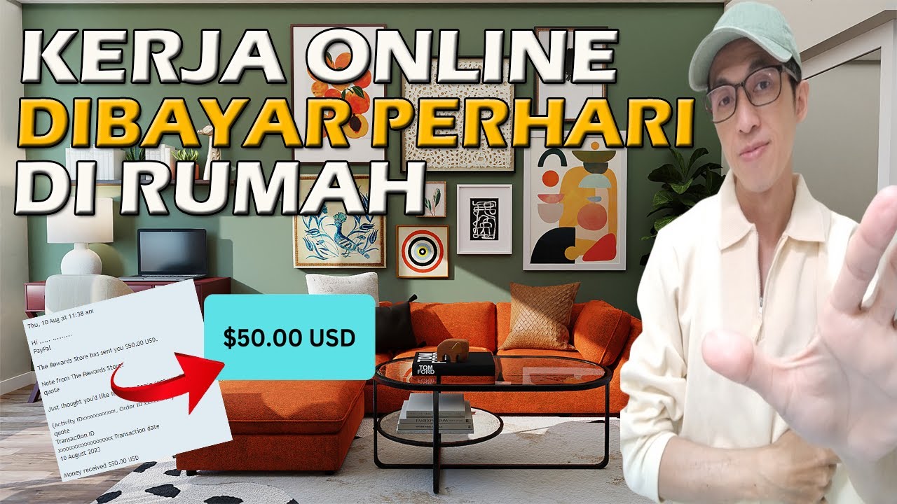 Cara Kerja Online Di Rumah Dibayar Perhari - Cara Menghasilkan Uang Dari Internet
