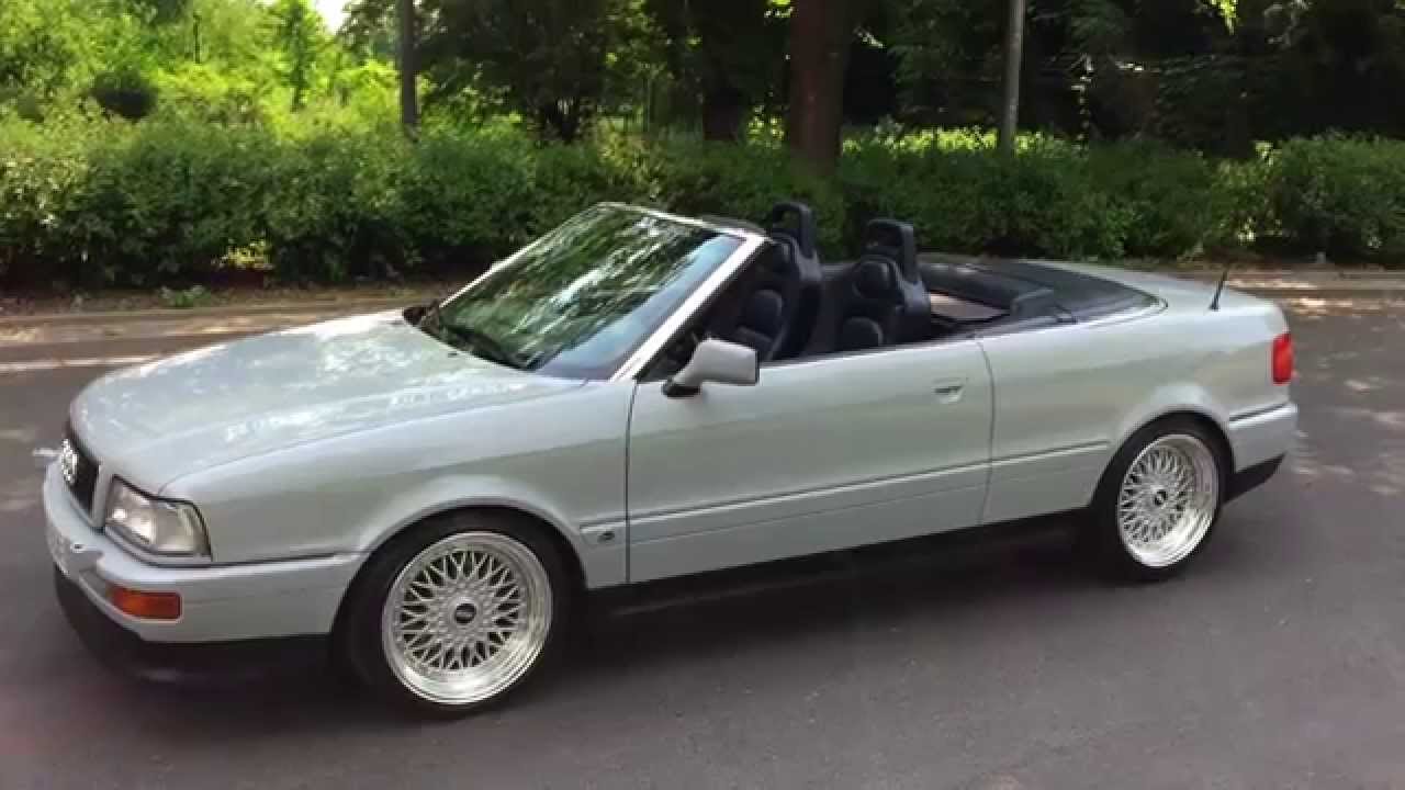 AUDI 80 CABRIOLET EXCLUSIVE GREY  2.8 1994 AUTOMATIC RECARO BBS GERMAN