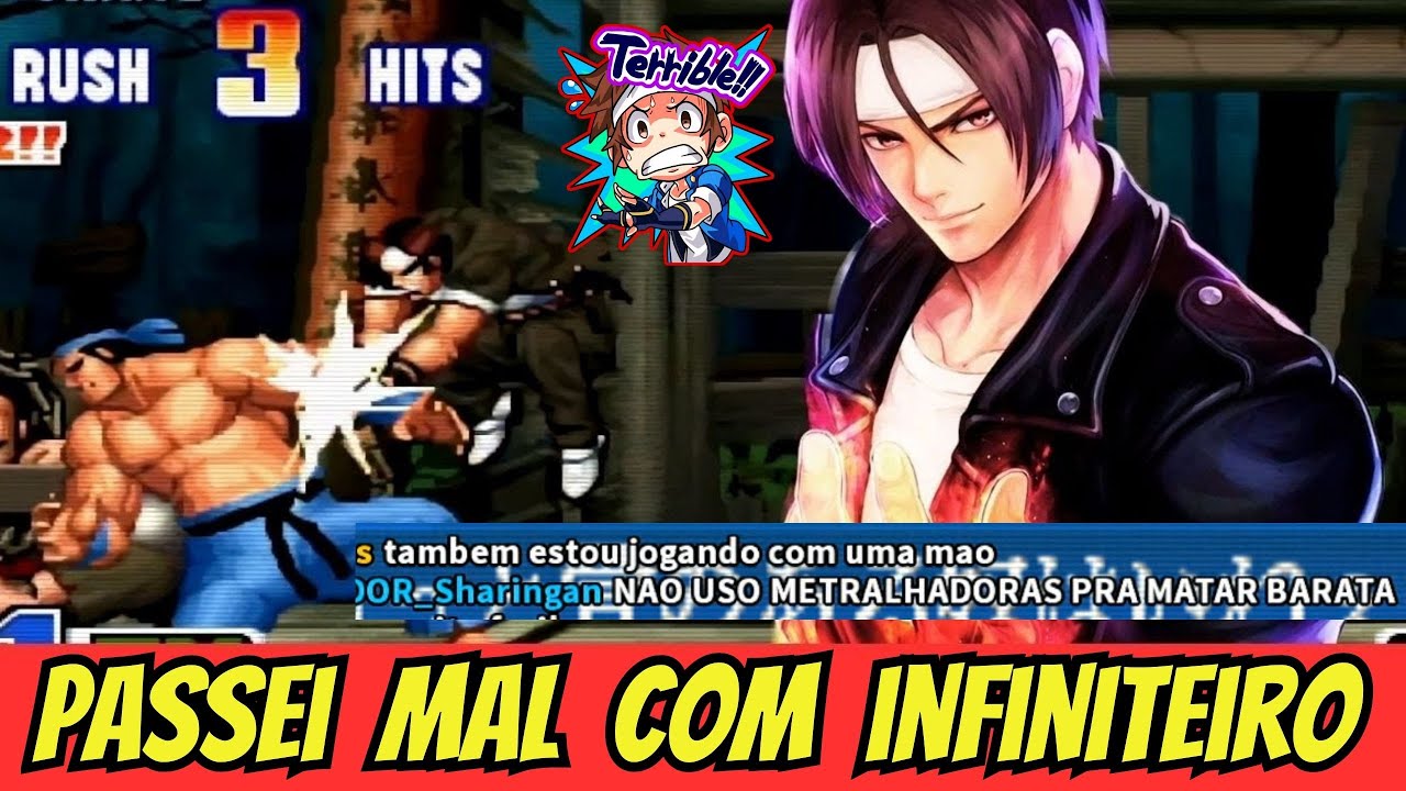 ROLOU PROVOCA&Ccedil;&Atilde;O NO CHAT E MUITA INFINITA , SALGUEI NA FT RAIZ !KOF 98