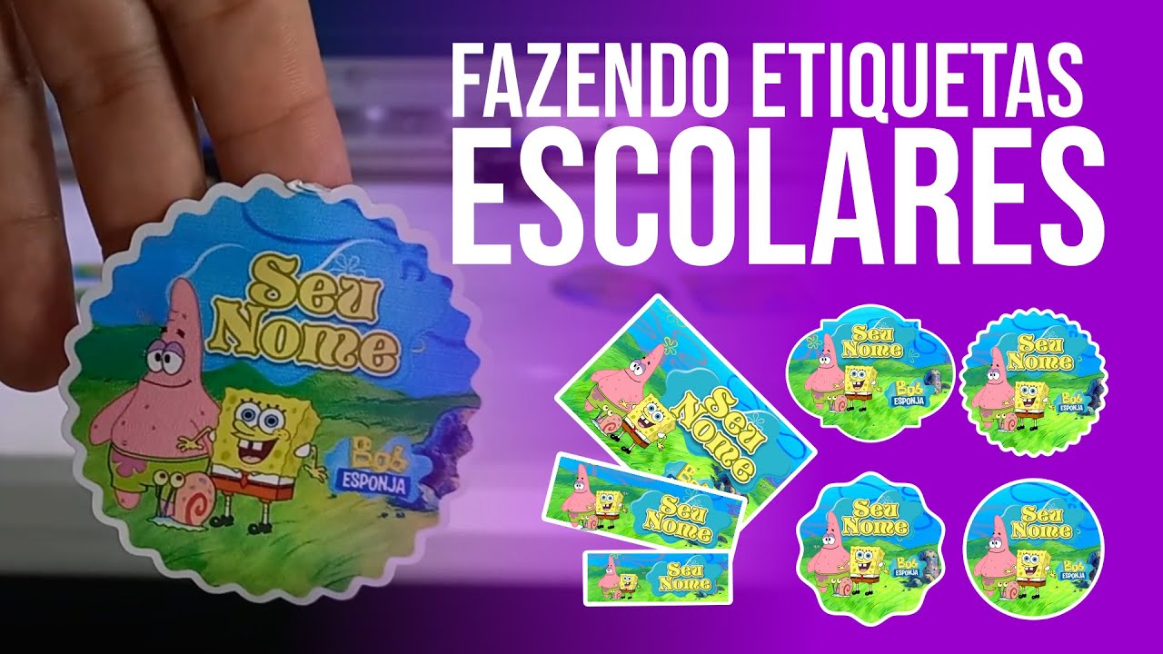 CRIANDO E IMPRIMINDO ETIQUETAS ESCOLARES NO COREL DRAW