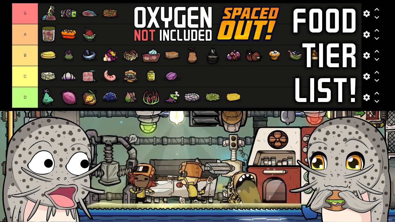 Food Tier List! (ONI: Spaced Out!)
