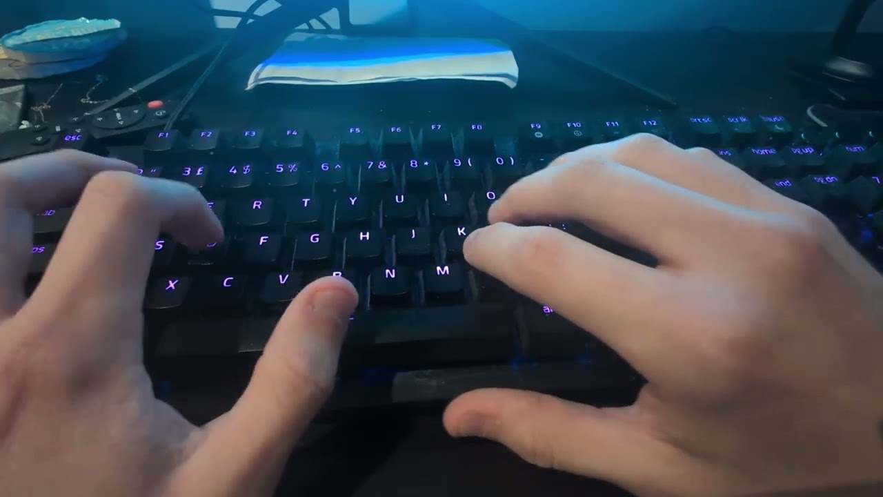 ASMR Fast and Aggressive Typing | Mechanical Keyboard | No Talking