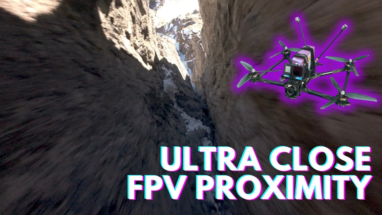 I Sent My FPV Drone Into the Tightest Mountain Gap Ever 😳