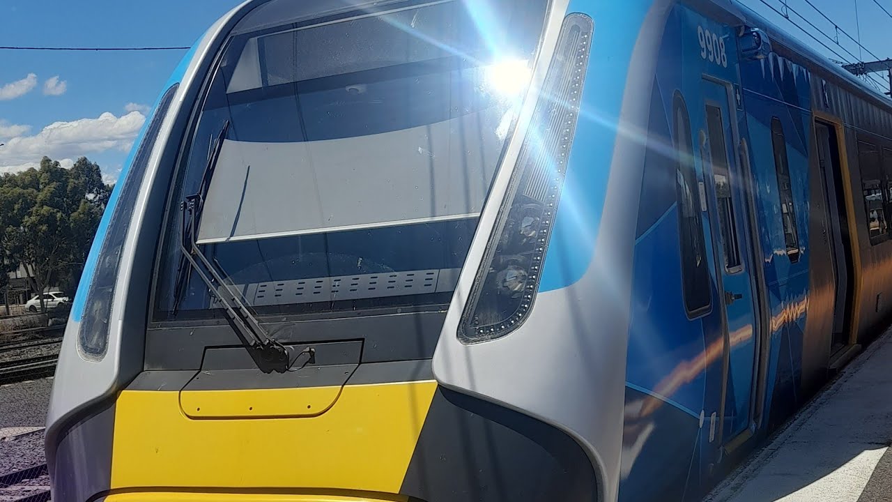 Riding the summer start metro tunnel train last day