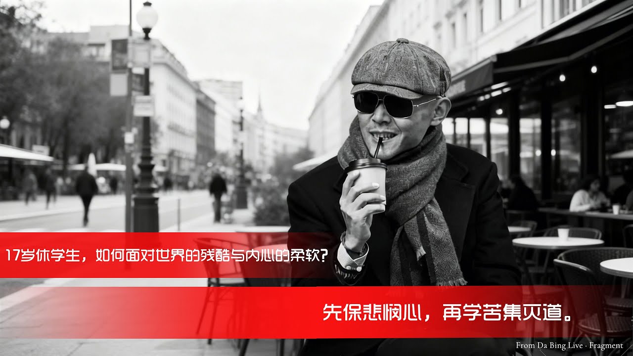 17岁休学生，如何面对世界的残酷与内心的柔软？大冰：先保悲悯心，再学苦集灭道。