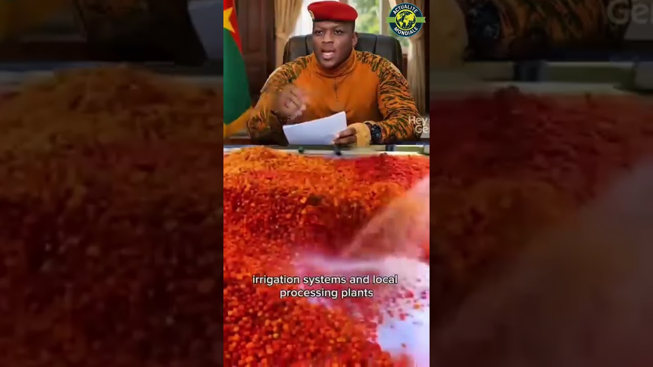 Captain Ibrahim Traore's Powerful Speech on Tomato Farming in Burkina Faso #ibrahimtraor&eacute;