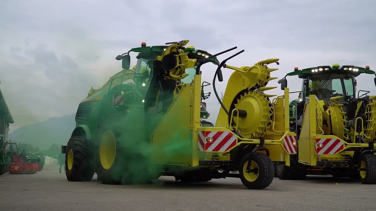 Consegna 2 trince John Deere 9900i Linea Verde srl