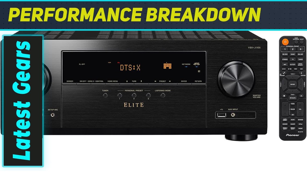 Pioneer Elite VSX-LX105: Your 8K & Gaming Dream Receiver