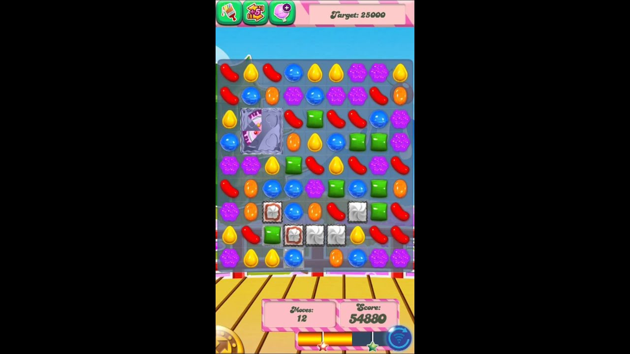 Candy Crush Saga Level 366 iPhone No Boosts