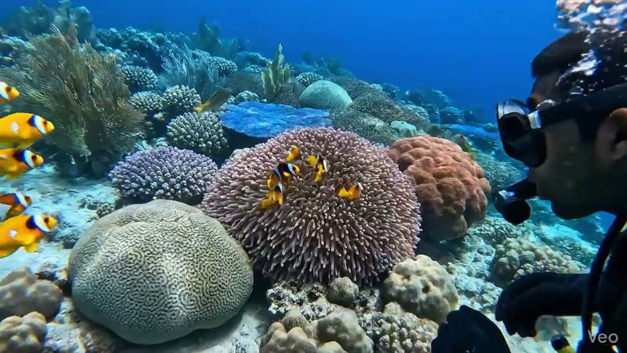 Scuba Diving a Coral Reef Meditation: Study #34