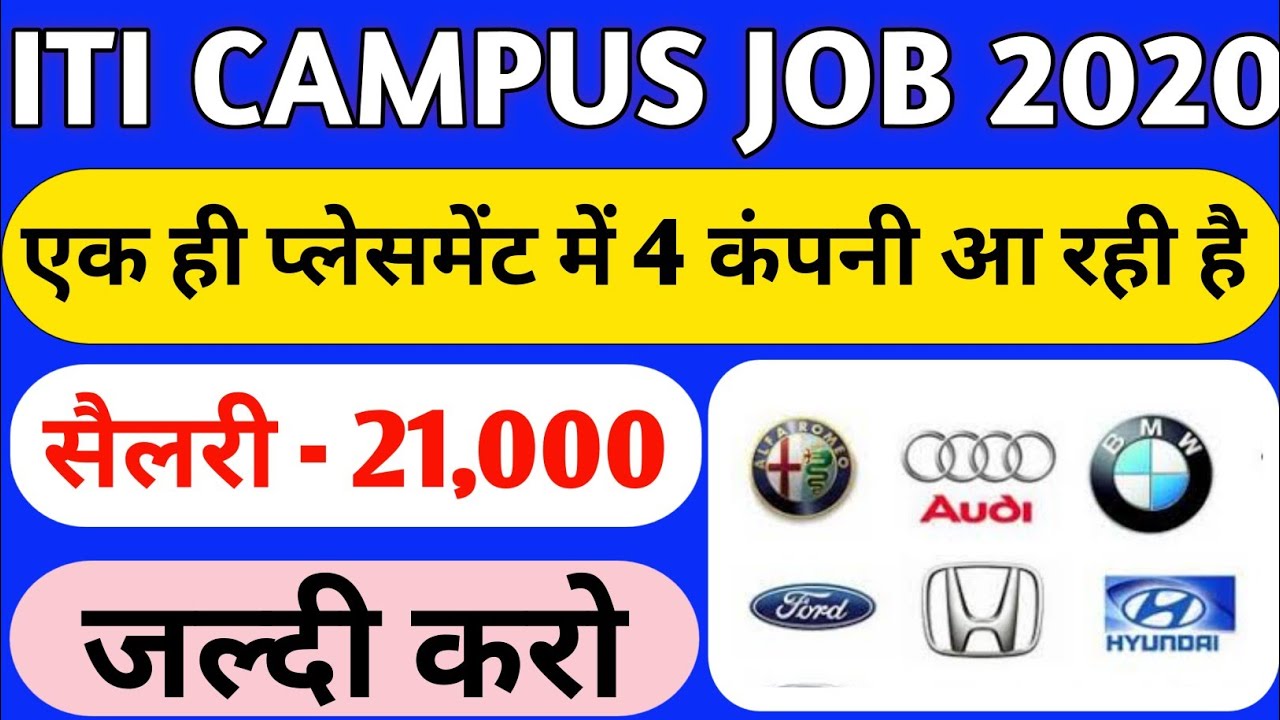 ITI Campus Job 2020 | ITI Campus Selection 2020 | ITI Campus | ASITIJOB
