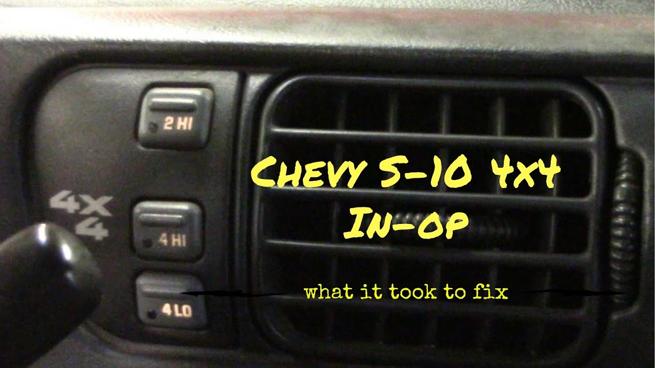 S10 4x4 fix