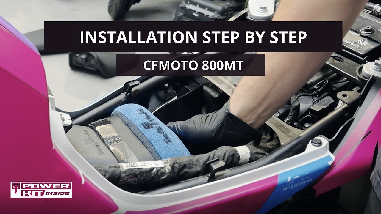 CFMOTO 800MT Power Kit Install | +12 HP & +20 Nm (Dyno) | Foam Filter + ECU Remap