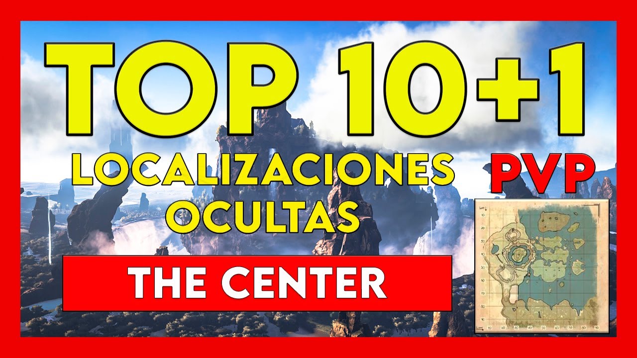 ✅ARK THE CENTER I MEJORES lugares/localizaciones OCULTAS para CONSTRUIR tu BASE- PVP [PC/PS4/XBOXONE